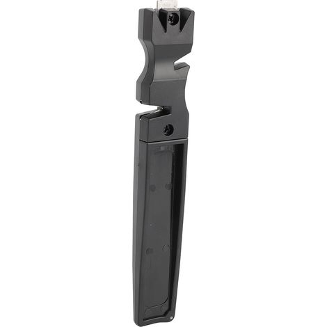 Aiguiseur 4 en 1 multifonction pour ciseaux couture tondeuses sécateurs taille-haies plastique fer 17x2.7cm 32g (1/5)