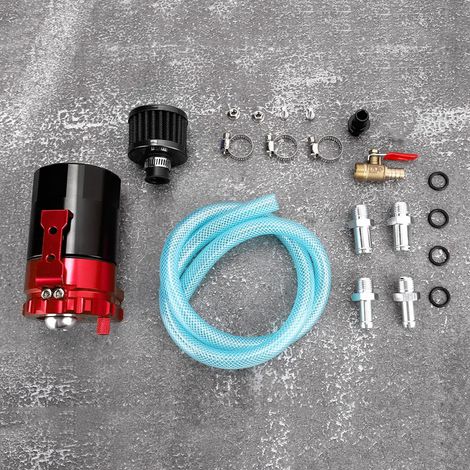 300 ml Auffangbehälter für Motorölfilter, universelles Zubehör (Rot/Schwarz) (1/5)