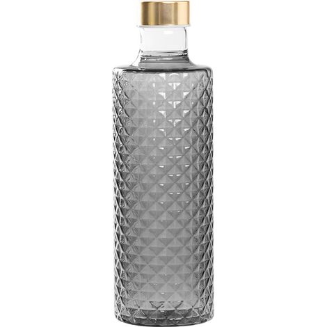 Bottiglia Isolano Vetro Borosilicato Grigio ZAFFERANO (1/2)