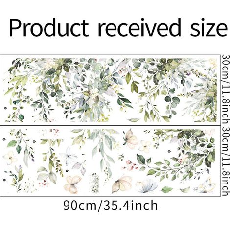 Grands autocollants muraux amovibles en pour chambre à coucher, salon, salle de classe, bureau,30×90cm，2pcs (1/4)