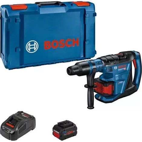 Marteau perforateur sans fil Bosch BITURBO avec SDS max GBH 18V-40 C, 2 batteries ProCORE18V 8,0 Ah