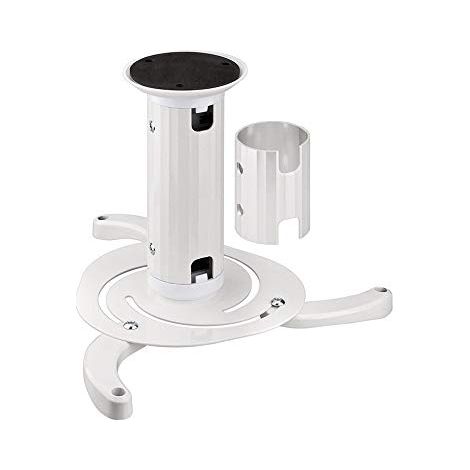 Supporto a soffitto del proiettore (M), per proiettori di piccole e medie dimensioni, completamente mobili (bianca) fino a max. 10 kg. (1/3)