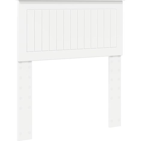 Tête de Lit Armoire de Tête de Lit - Blanc 80 cm Bois d'ingénierie fr21167 (1/5)