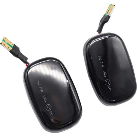 Feu Clignotant Clignotant Dynamique LED 2 pièces Feux Position latéraux Ampoule Voiture pour Toyota pour Paseo pour Cynos EL44 EL54 1991 – 1999 Clignotants Dynamiques (Color : Dynamic Black)