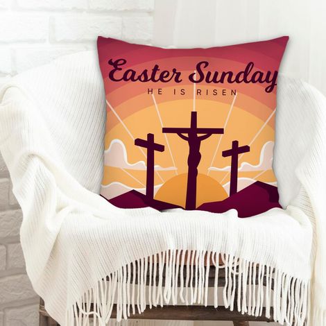 Housse de coussin 45x45 cm en polyester déhoussable pour soirée de rendez-vous (1/5)