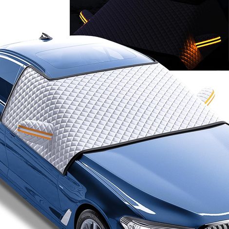 Winter Windshield Cover - Magnetic - Universal Windshield Cover for All Seasons - Waterproof, Dustproof - Sun Protection - 175 x 115 cm (1/5)