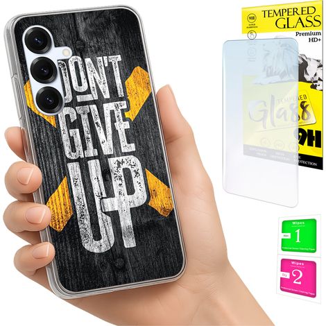 Funda para Samsung Galaxy S25 FE con cubierta para foto, cubierta trasera + cristal 9H (1/5)