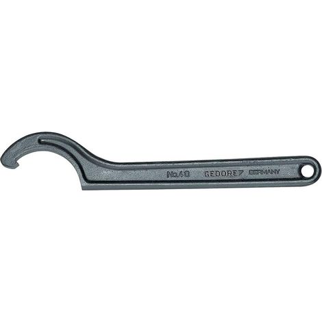 Clé à ergot à encoche, Pour écrou à encoches, Taille 135 à 145 mm, Pointes Ø 5 mm, Clé, 40 135-145 (1/2)