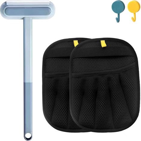 2 Gant Anti Poil, Double Face, TPR Durable, Chien Chat (1/5)