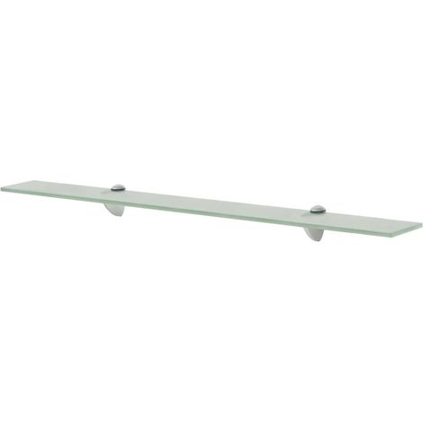 Schwebendes Regal Glas 80x20 cm 8 mm