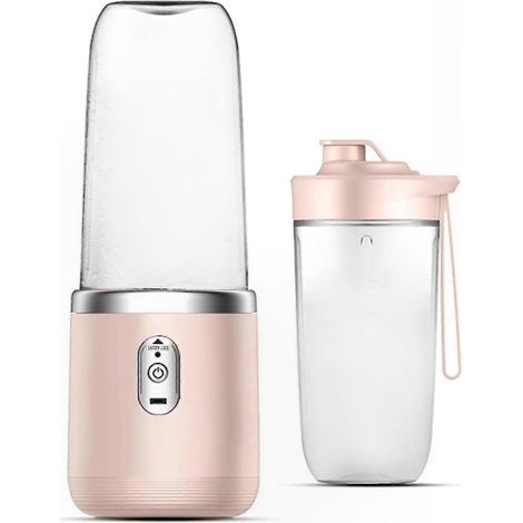 Mini Mixeur Portable avec Tasse de Jus, Extracteur de Jus Rechargeable pour Voyage, Gobelet Mélangeur pour Cuisine, Fitness et Déplacements (1/5)