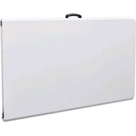Tavolo 240x70x74 cm Pieghevole Richiudibile per Feste Sagre Fiere Giardino Campeggio Camping