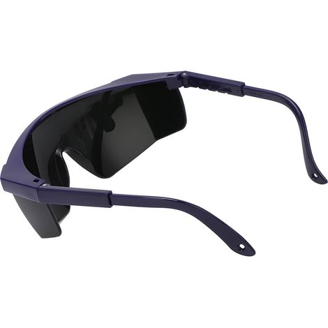 Lunettes de soudure TIG bras repliables anti-choc protection UV verre vert IR5.0 avec étui (1/5)