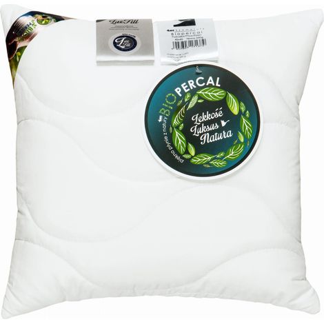 Oreiller matelassé 40x40 Percale 100% 250g Chaud Exclusif Premium (1/3)