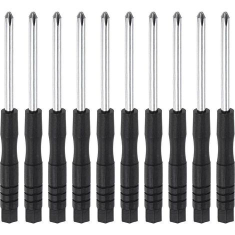 Mini tournevis cruciforme pour la réparation des lentilles de montre, 10 pièces (1/4)
