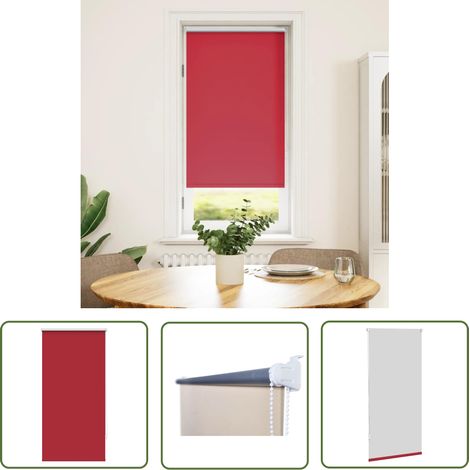 Verdunklungsrollo Verdunkelungsrollo Rollo 60x120 Rot - Fensterrollo - Verdunkelungsrollo - Rollo - Wohnzimmerdeko - Schlafzimmerdeko (1/5)