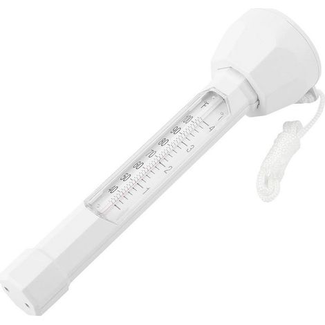 Grande piscine flottante par thermomètre de température de l'eau Premium avec de la ficelle, thermomètres, résistant aux chocs pour tous les & piscines, spas, Hot Tubs, Aquariums etc,1Pcs (1/5)