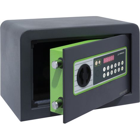 ARREGUI Supra 240110 Cassaforte con codice, facile da usare  Cassaforte mobile apertura con tastiera  Cassaforte elettronica per casa  20x31x20cm  8L