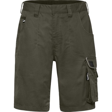 James & Nicholson Workwear Bermuda Solid JN880 Gr. 48 olive (1/4)