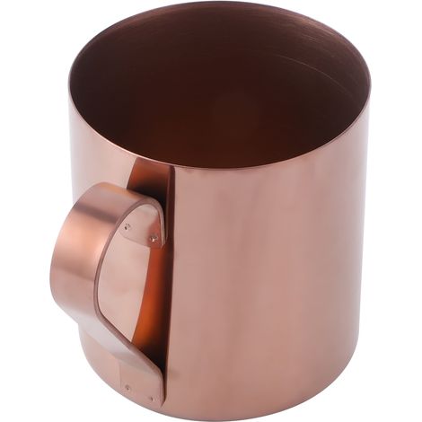 Mug cocktail 400 ml en acier inoxydable 304, idéal pour la bière, le café ou l'eau, couleur or rose. (1/5)