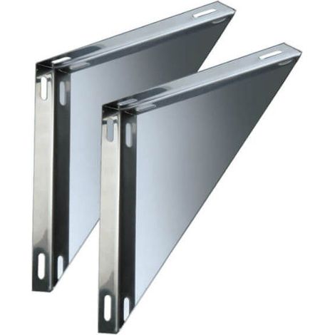 Paire de supports muraux pour conduit de fumée isolé  130-180 mm