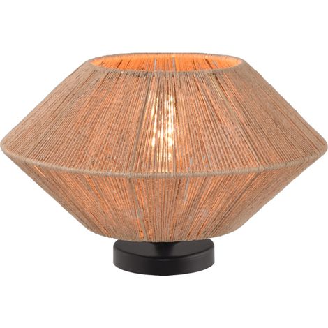 Lampe de table Bicono avec une casquette en corde Ø 35cm - 4313-05-35 (1/2)