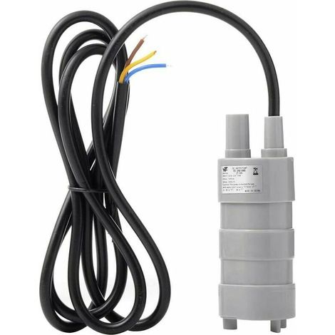 Bomba de agua de alto flujo 12V - Bomba sumergible para autocaravanas, estanques, acuarios, duchas y jardines - 840 l/h