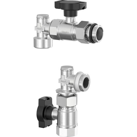 Simplex Verteileranschluss-Set senkrecht 1'' F14023 (1/5)