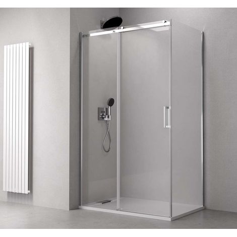 Polysan Thron - Box doccia Round 110x100 cm, Antidrop, vetro trasparente/cromo TL1110-5005 (1/5)