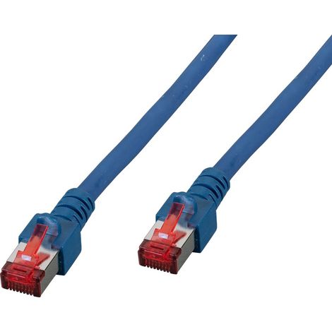 Cable de conexión RJ45 S/FTP cat. 6 LSZH azul 1,5 m