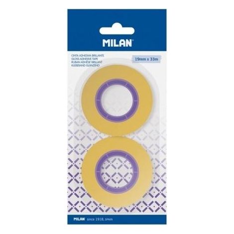 Nastro trasparente 19 mm x 33 m, 2 pezzi, Milano