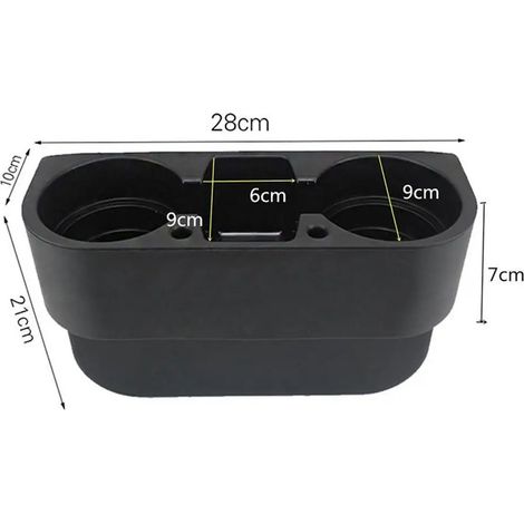 (Porte-gobelet) 1 pièce - Joint de remplissage pour espace entre les sièges de voiture - Bande anti-fuite pour joint latéral - Accessoire de style intérieur pour voiture (1/5)