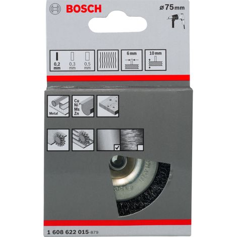 Cepillo de disco 75 mm 02 mm 10 mm  BOSCH 1608622015