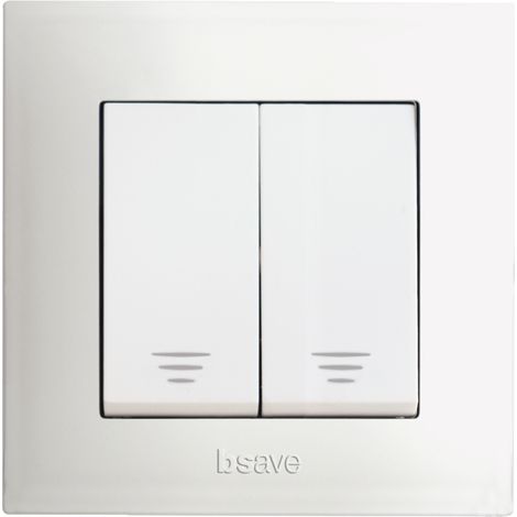 Doppio Interr. Non Illumu. 20Ax 2M AVE BSN21001/20A