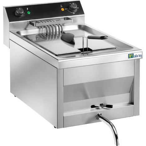 Friteuse de table électrique avec vidange - 9 l - AFI COLLIN-LUCY