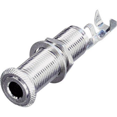 Rean AV NYS2203 Klinken-Steckverbinder 6.35 mm Buchse, Einbau horizontal Polzahl: 3 Stereo Silber 1