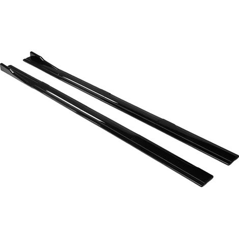 Kit di estensione minigonne laterali, nero lucido, su misura, nero (1/2)