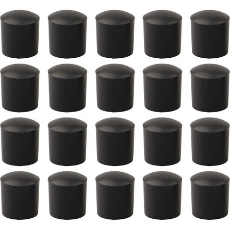 Lot de 20 patins protection pour pieds chaises ronds et en caoutchouc, (1/5)