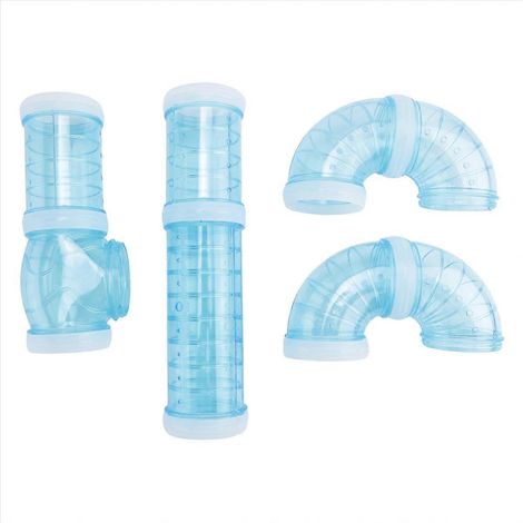 Tubes pour hamsters, bricolage créatif, ensemble de tuyaux extérieurs pour cage à hamsters, jouets pour agrandir l'espace (1/5)
