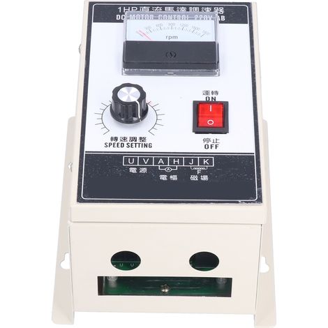1-PS-Gleichstrom-Drehzahlregler, 750-W-Hochleistungs-220-V-Gleichstrommotor-Drehzahlregler, 1–1800 U/min einstellbar (1/5)