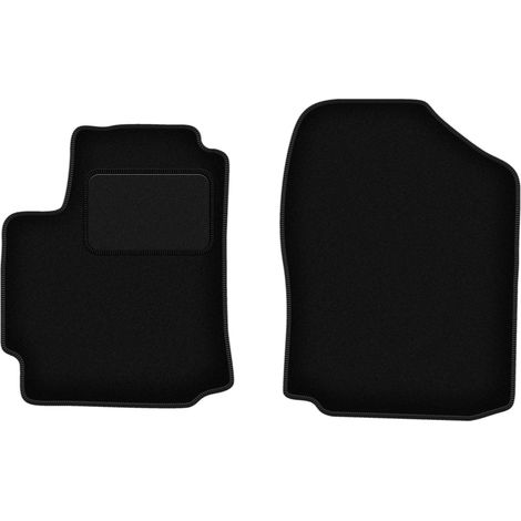 Alfombrillas delanteras negras para Daihatsu Sirion III M300 hatchback (2004-2010)