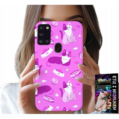 Hülle für Samsung Galaxy A21s – Katzenmotiv (1/5)