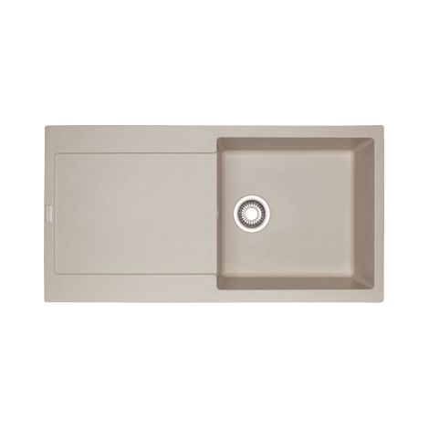 Franke MRG 611-L. Tipo di lavello: Lavello ad incasso, Forma del lavandino: Rettangolare, Materiale del lavandino: Fragranito. Larghezza: 970 mm, Altezza: 500 mm - MRG611LSAHARA - 114.0066.675 (1/2)