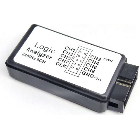 Analyseur logique USB 24M 8CH, microcontrôleur ARM FPGA, outil de débogage 24MHz, 16MHz, 12MHz, 8MHz, 4MHz, 2MHz (1/5)