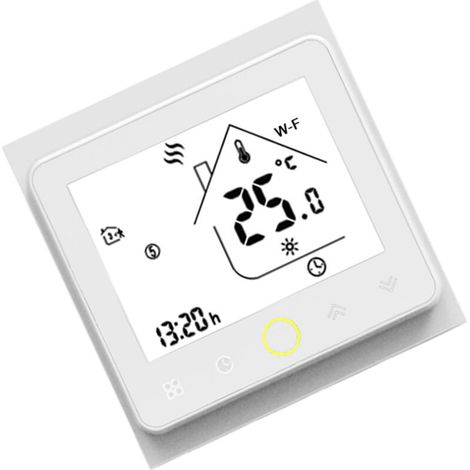 Model BHT-002-GALW Smart Thermostat for Water-Based Underfloor Heating, Wifi Temperature Controller, Compatible with Alexa and Google Home, White (1/5)