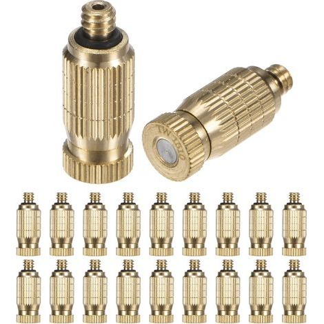 Buse Brumisation - Laiton - Orifice 0 15 mm - Filetage 10/24 UNC - Haute Pression - Pour Système Extérieur - Lot de 20 (1/5)