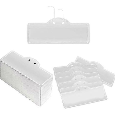 50 étiquettes en aluminium pour plantes, motif arbre, double face (1/5)