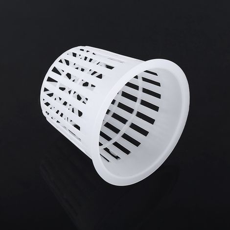 10pcs Panier Filet Horticole Solide pour Culture Hydroponique, Kit de Bouturage, Pot de Plantation Blanc, Filet de Croissance Résistant (1/5)