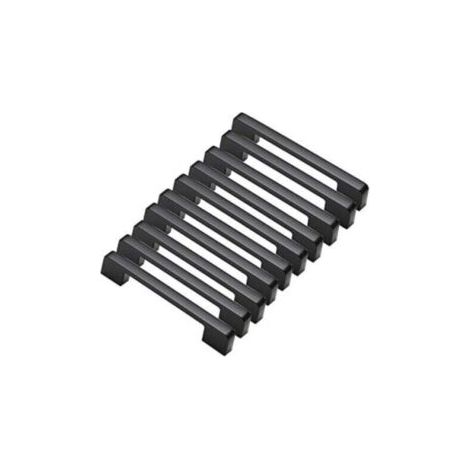 Pair Lot de 10 poignées de porte en alliage d'aluminium noir, en T, pour armoires de cuisine, pas de 160 mm