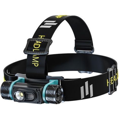 Headlamp, LED Head Torch 1300 Lumens, USB Rechargeable, 7 Modes with Red Light, IPX4 Waterproof and Lightweight (1/5)